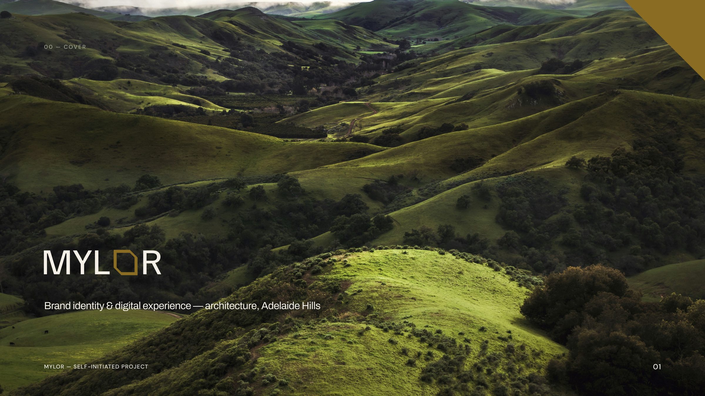 Mylor architecture brand identity case study cover