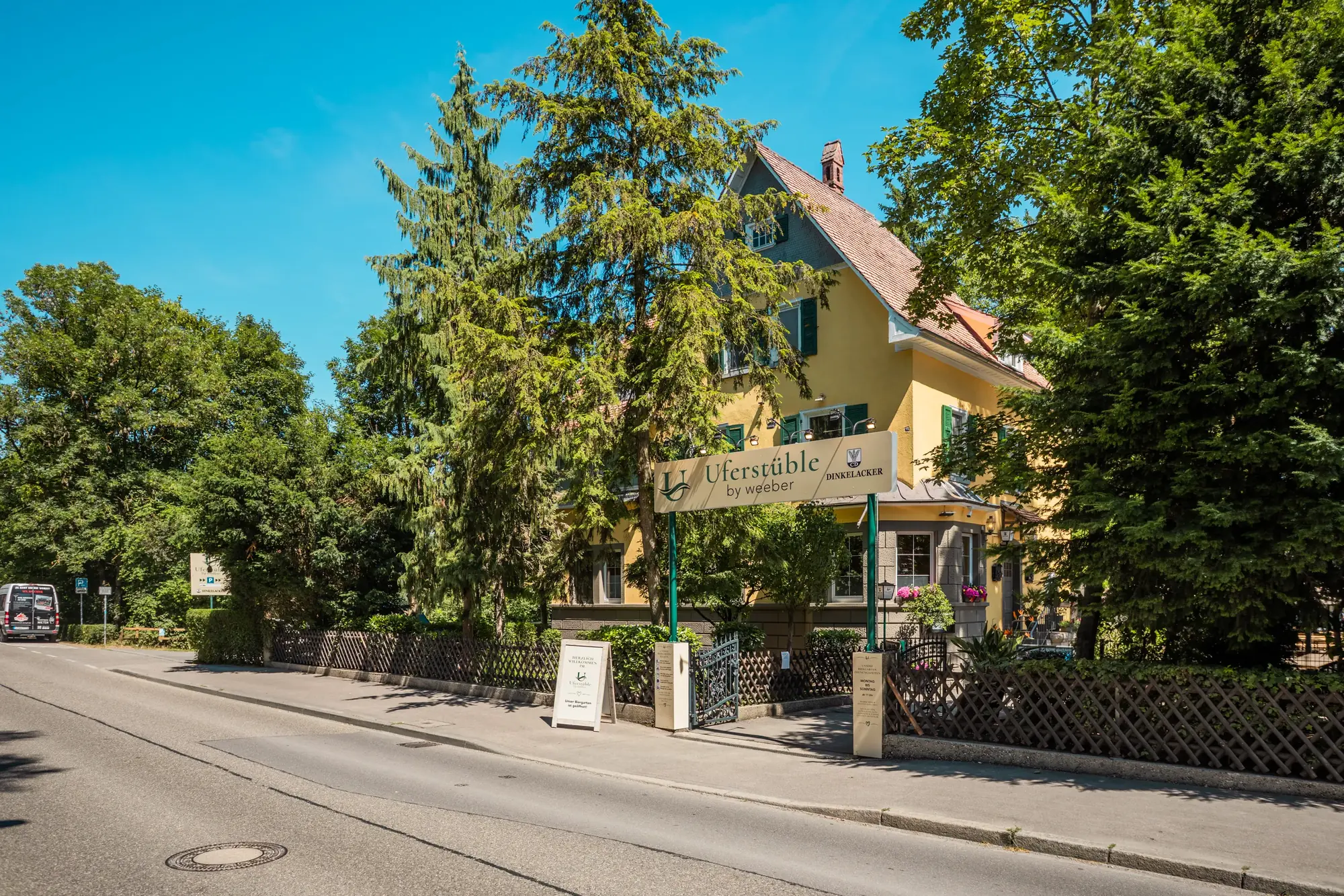 Das Uferstüble in Ludwigsburg-Hoheneck, gesehen von der Uferstraße