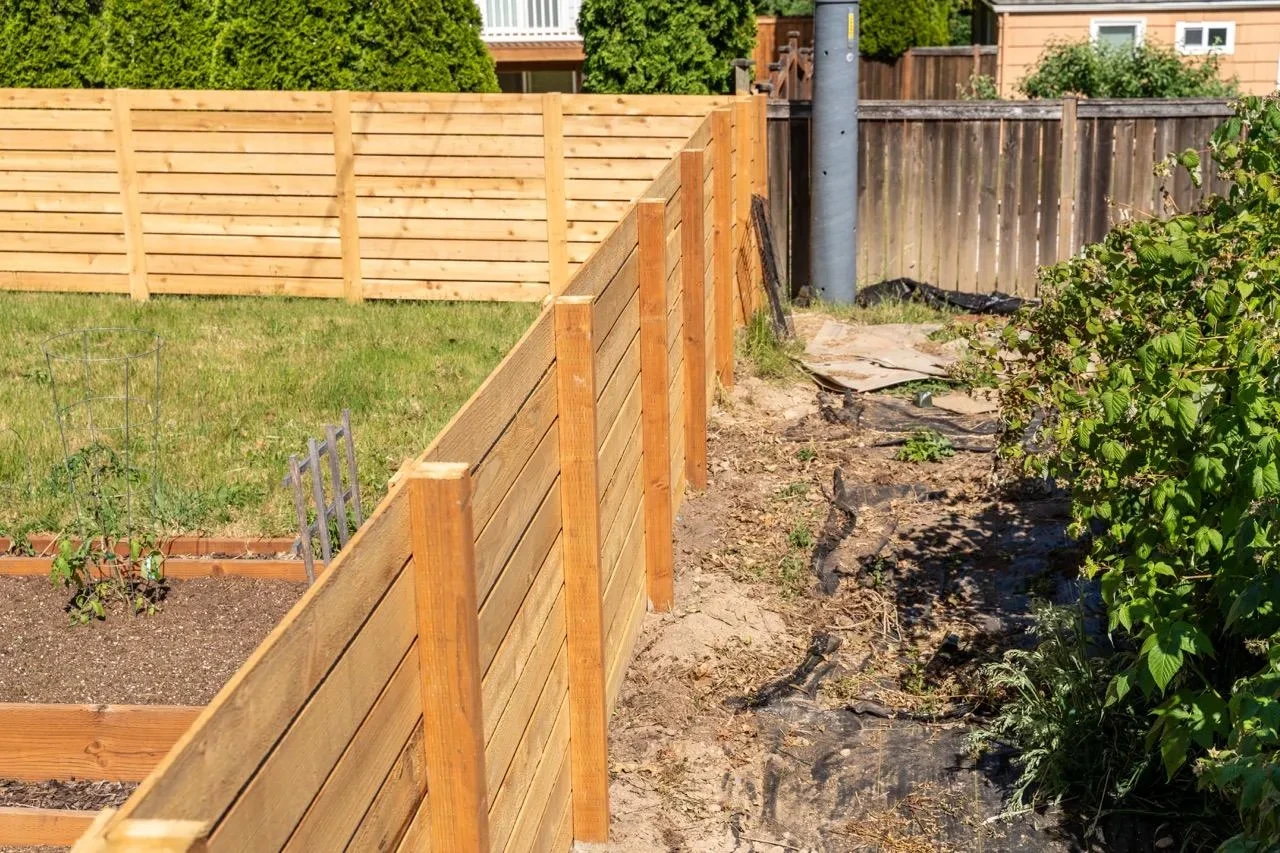 New residential fence line installed in Salmon Creek neighborhood