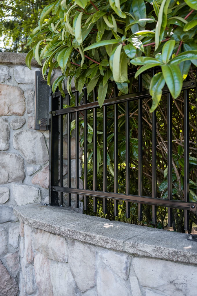 Chain link fence on a newer Salmon Creek residential lot