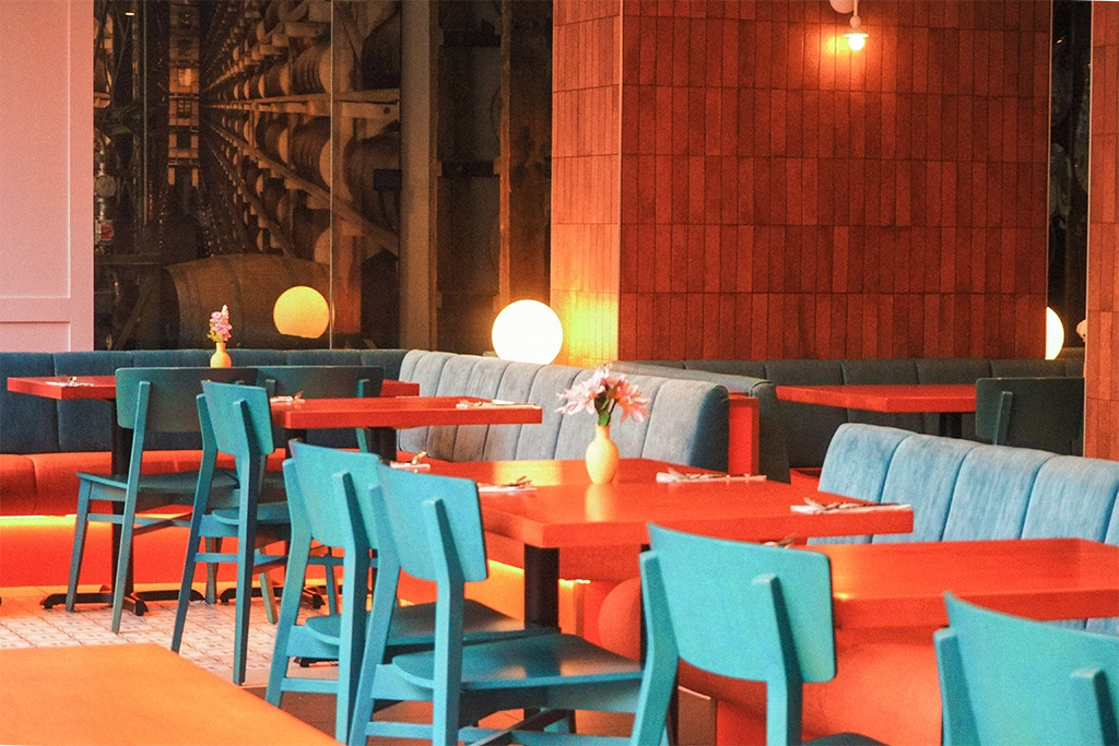 Hip, rauw, urban restaurant