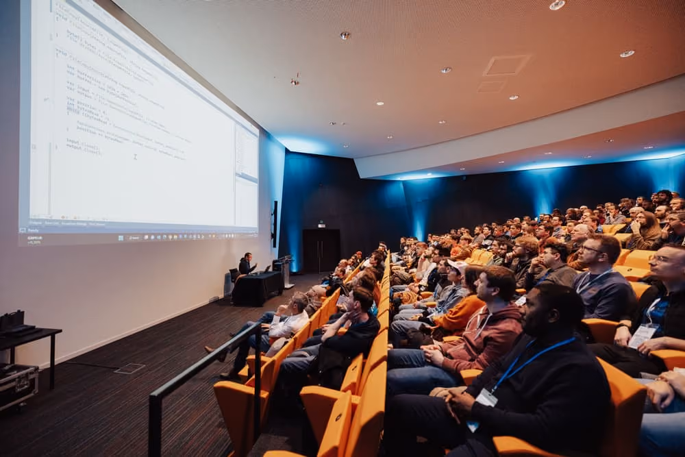 Échanges entre développeurs au DevDay