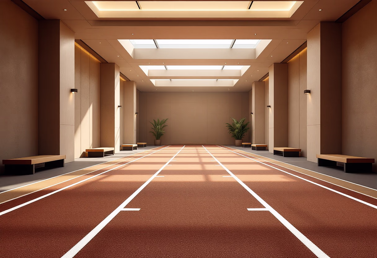 [background image] background image of running track (for a gym)