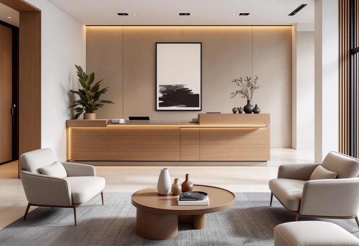 image of open office lobby (for an accountant & cpa firm)