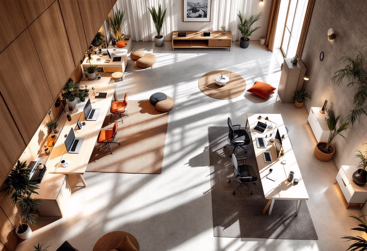 [background image] office space (for a tech gadgets store)