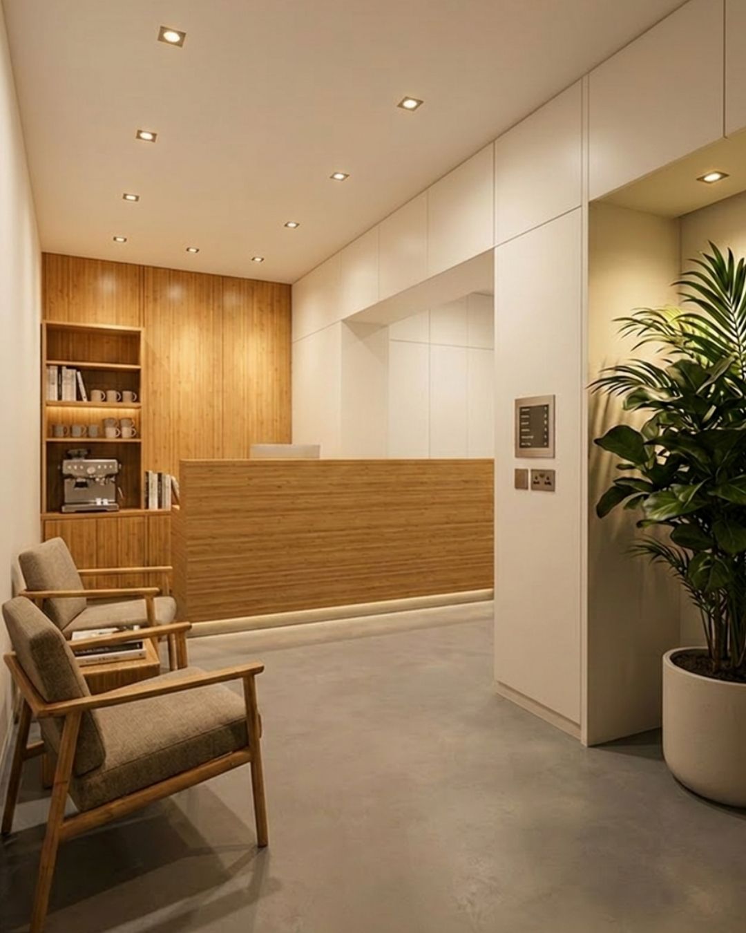 image of school reception area