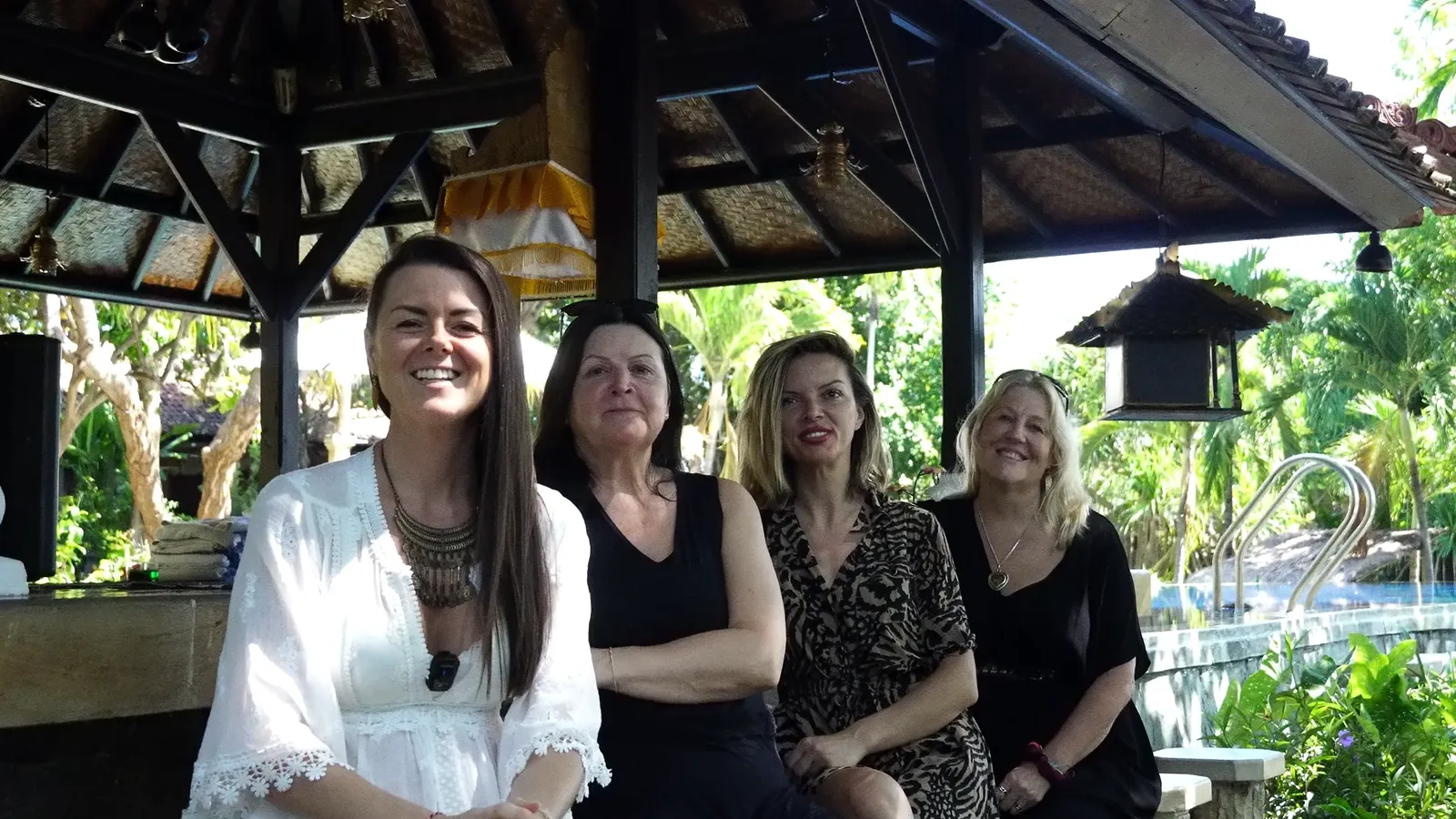 Narelle Clyde, who led the Paradise retreat at Zen Resort Bali, speaking about her stay