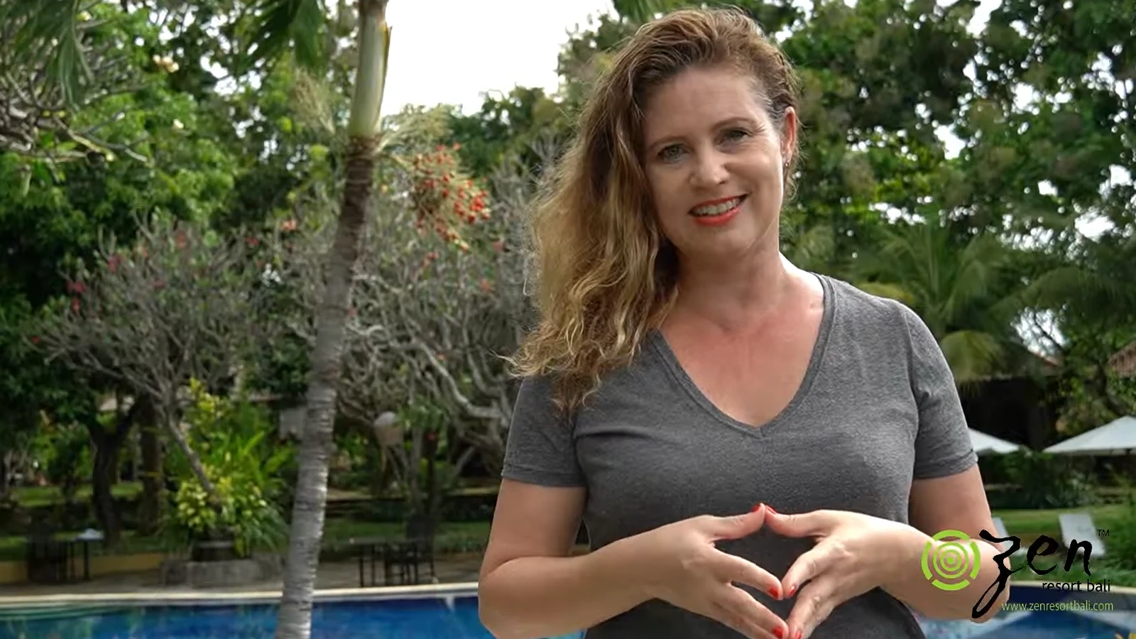 Andrea Valkarti, guest at Zen Resort Bali, speaking about her stay