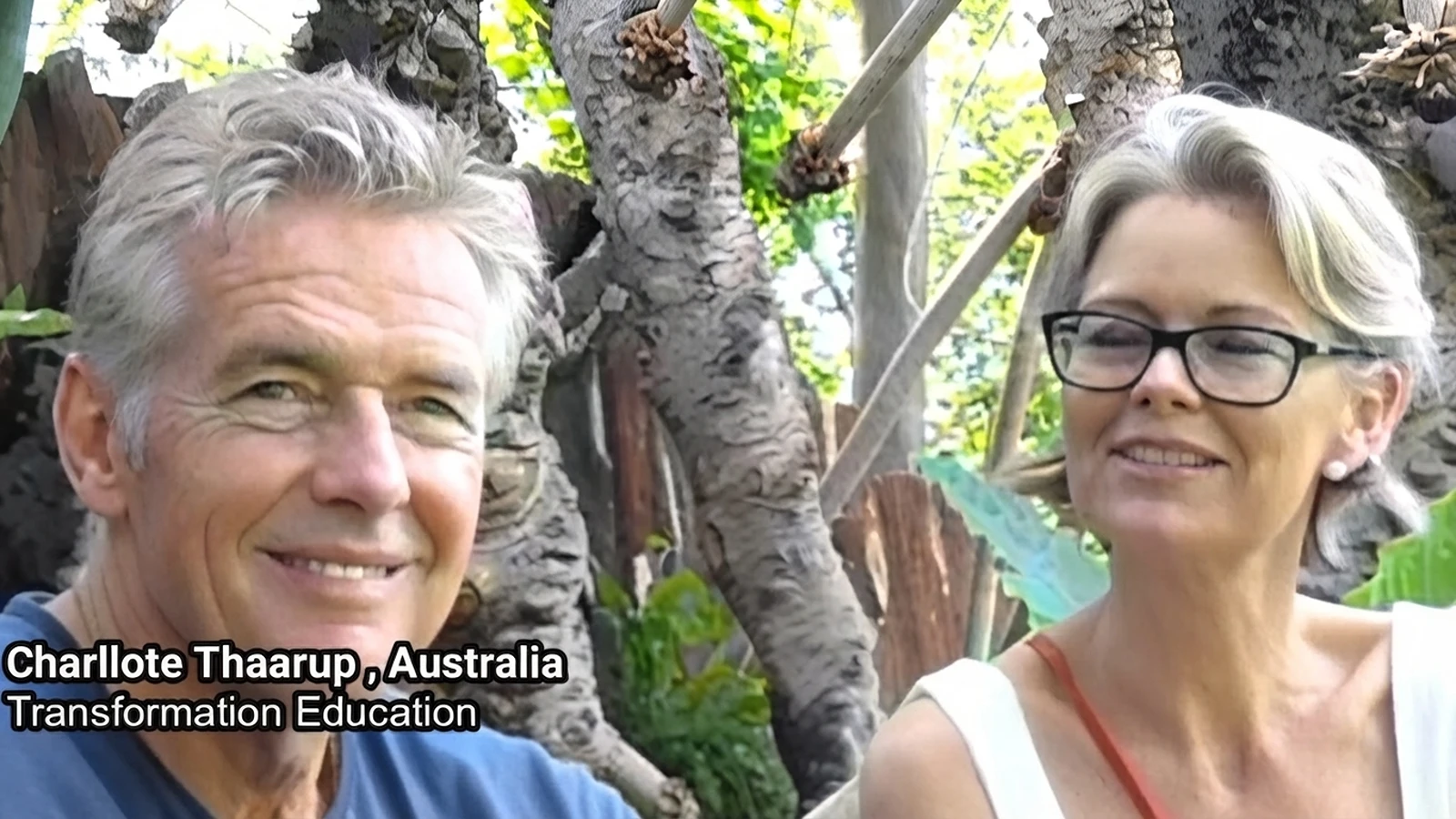 Charlotte Tharrup and Tim Owen, guests at Zen Resort Bali, speaking about their stay