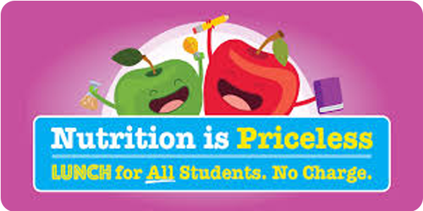 Free lunch available for all students nutrition is priceless
