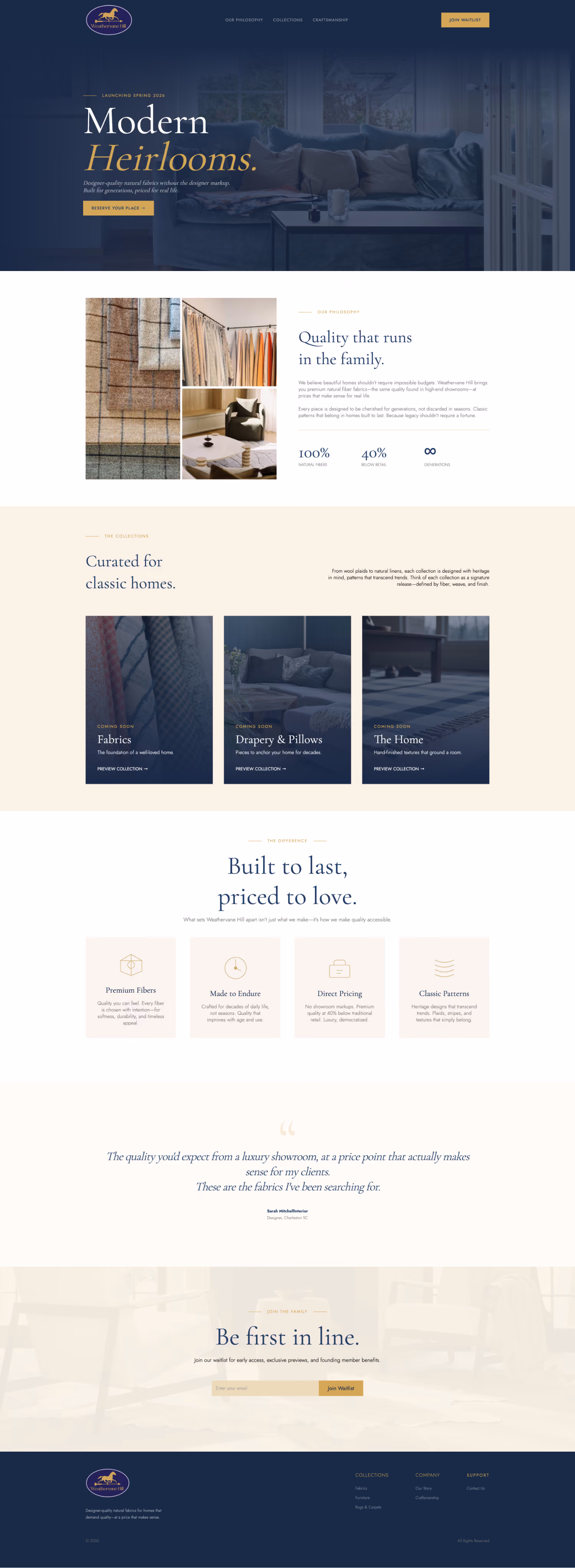 Hillson Cabinets website built by Secret Agency