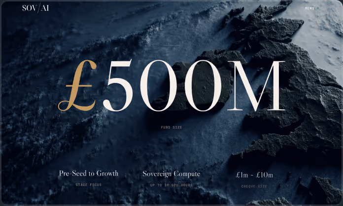 Sovereign AI website