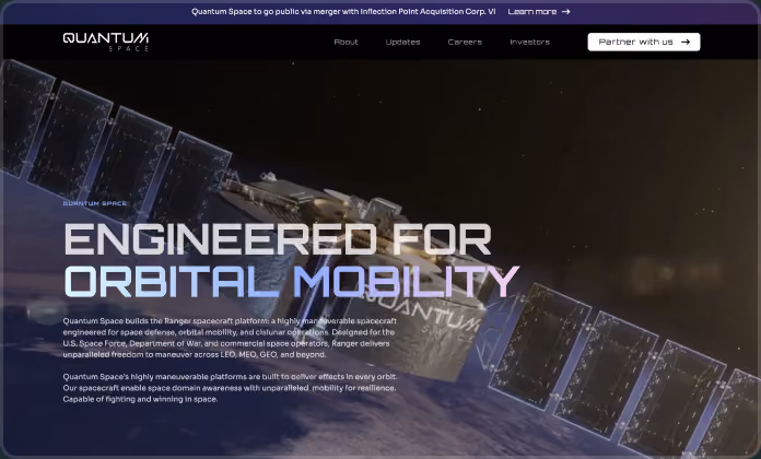 Quantum Space website
