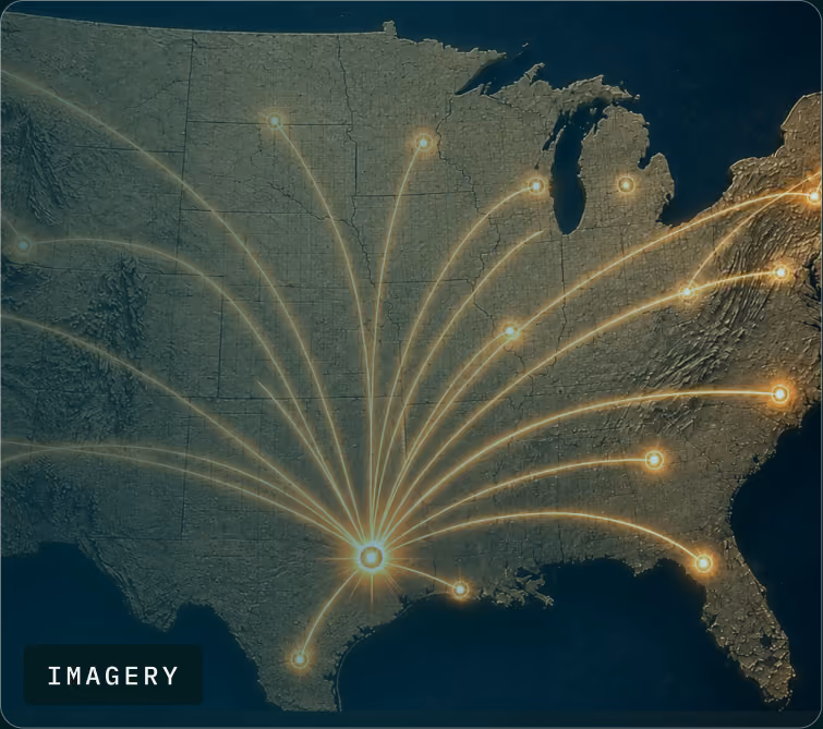 Hillson imagery — distribution map of multifamily projects