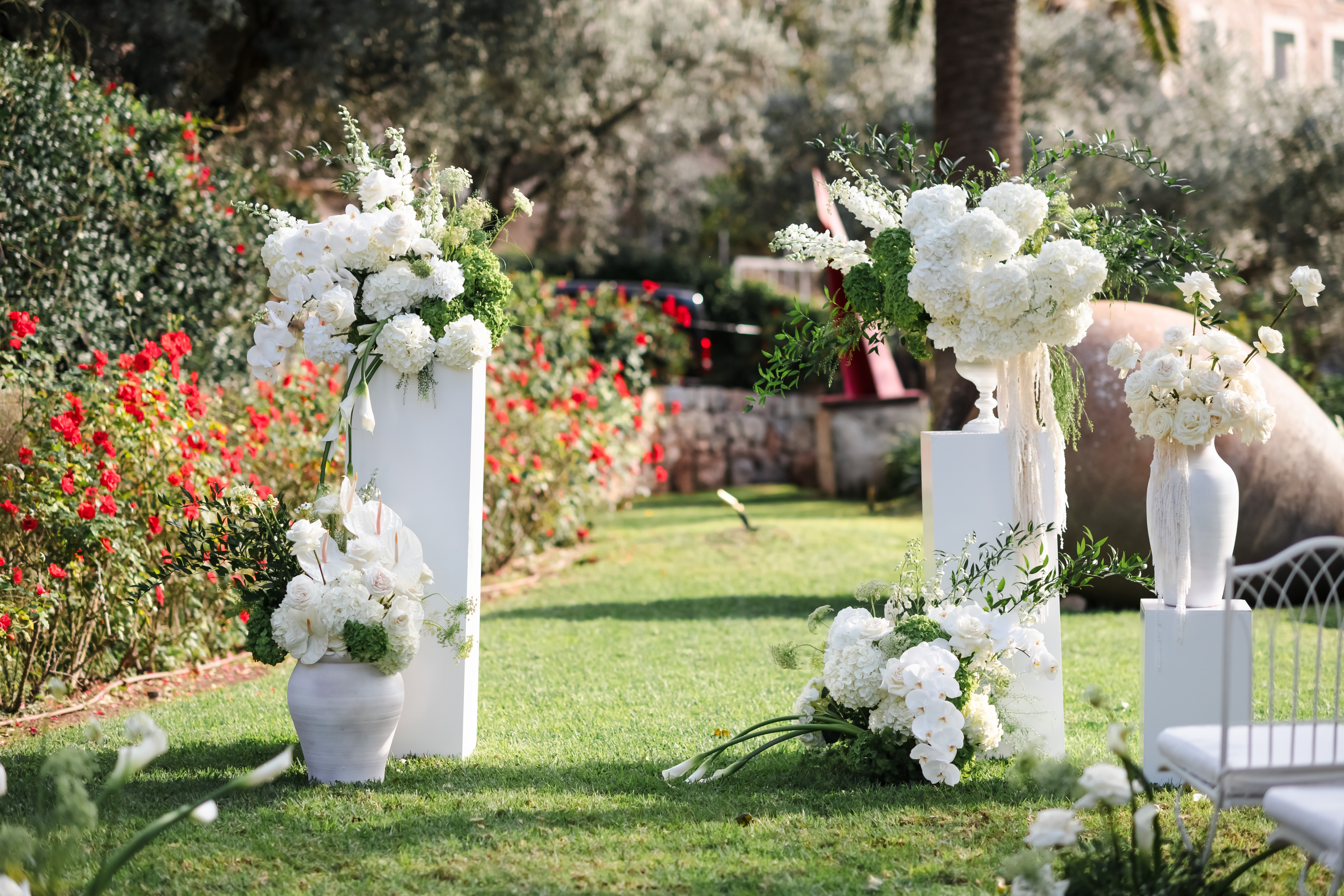 image of a decorated venue (for an event planning service)