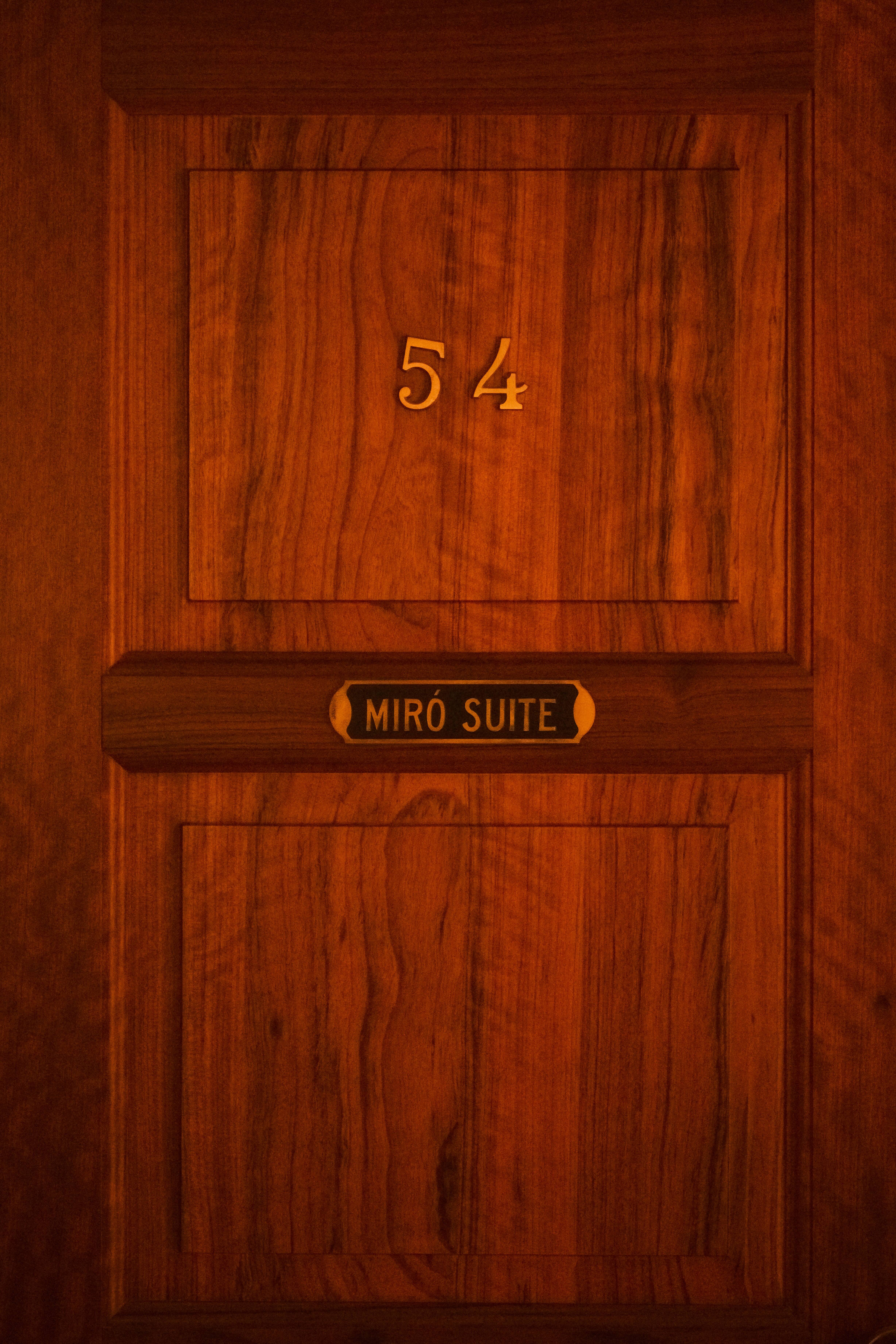 Hotel Room Door at La Residencia