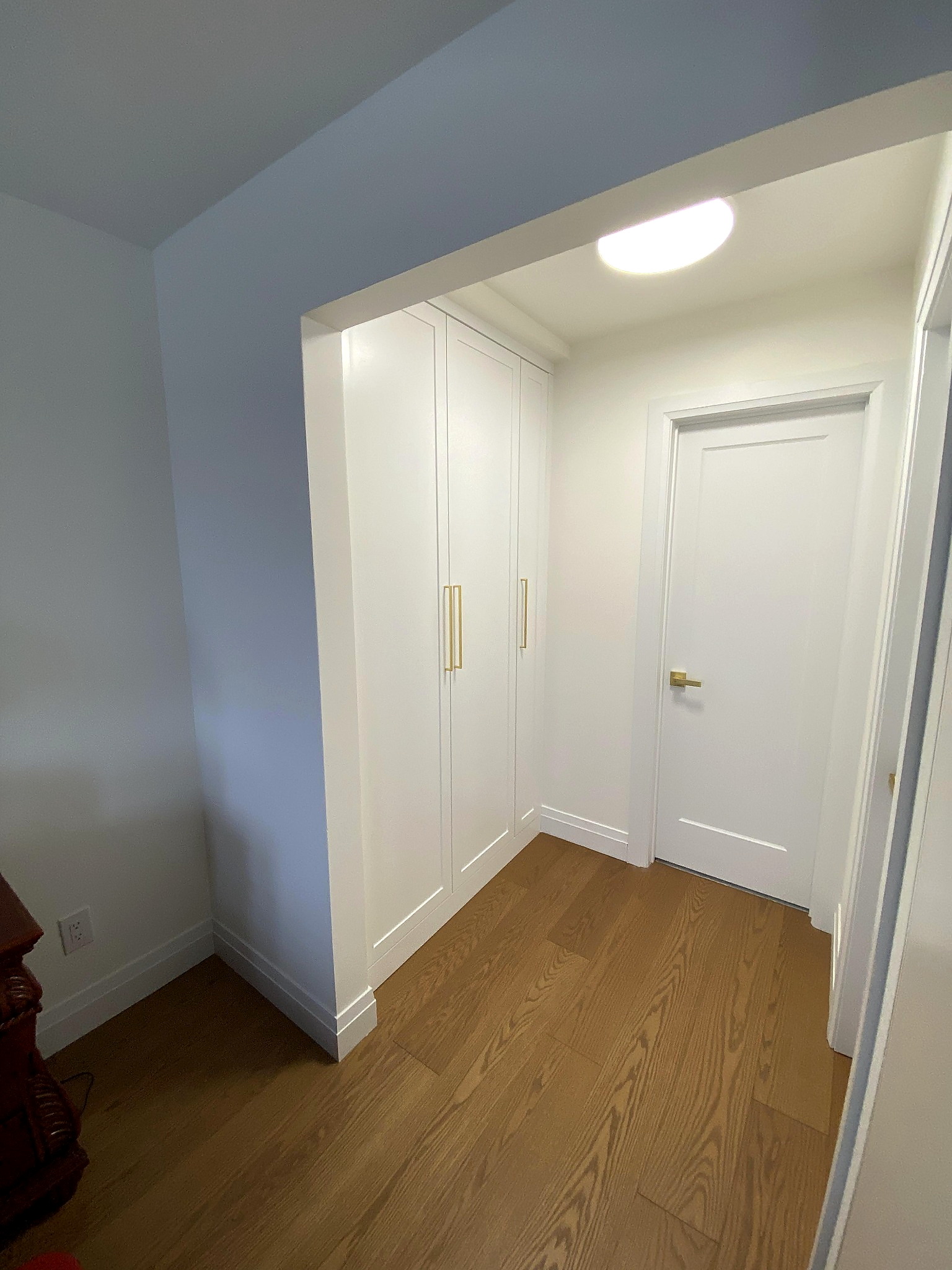Custom millwork built in closet for master bedroom