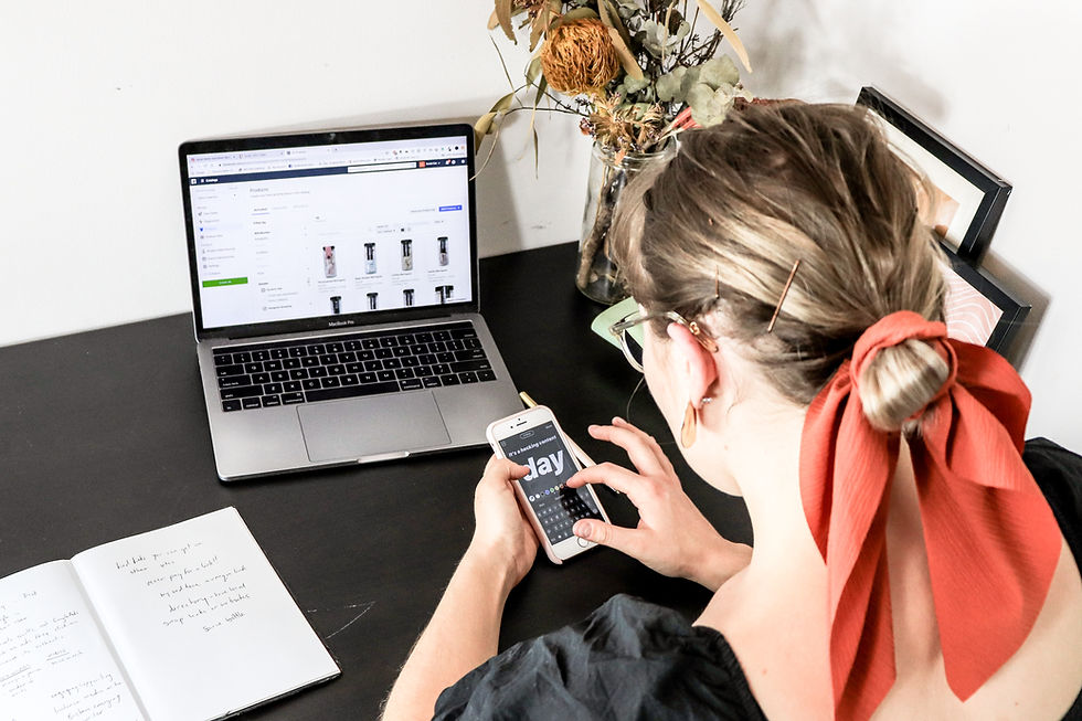 A shopify store with out of stock items