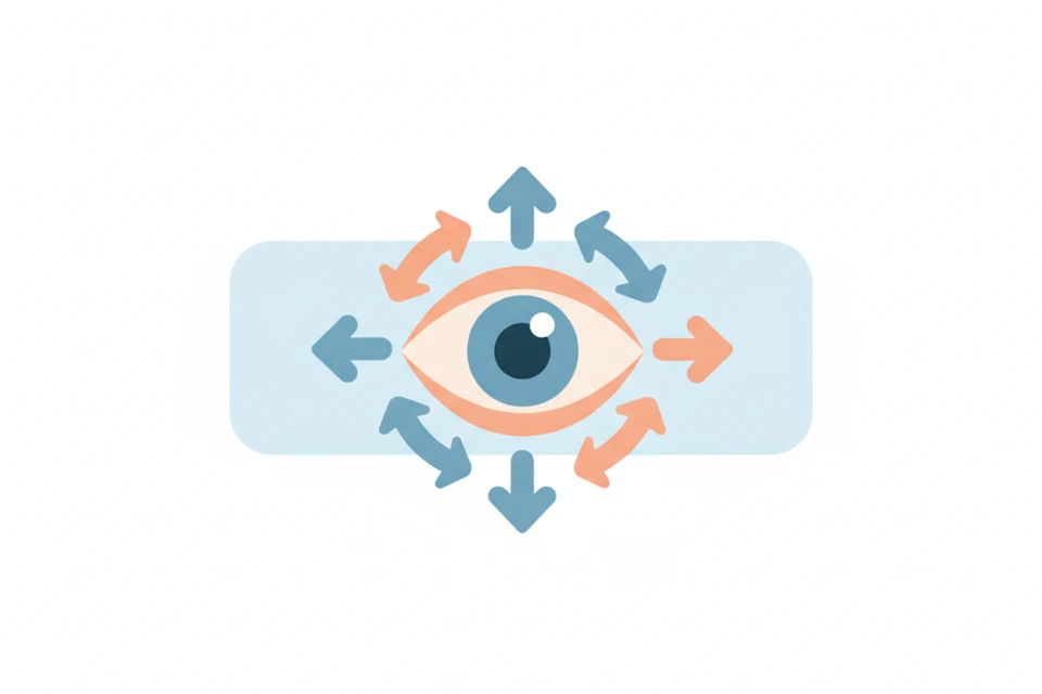 Infográfico comparativo mostrando um olho com cristalino opaco (catarata) e um olho com lente intraocular implantada recuperando a visão