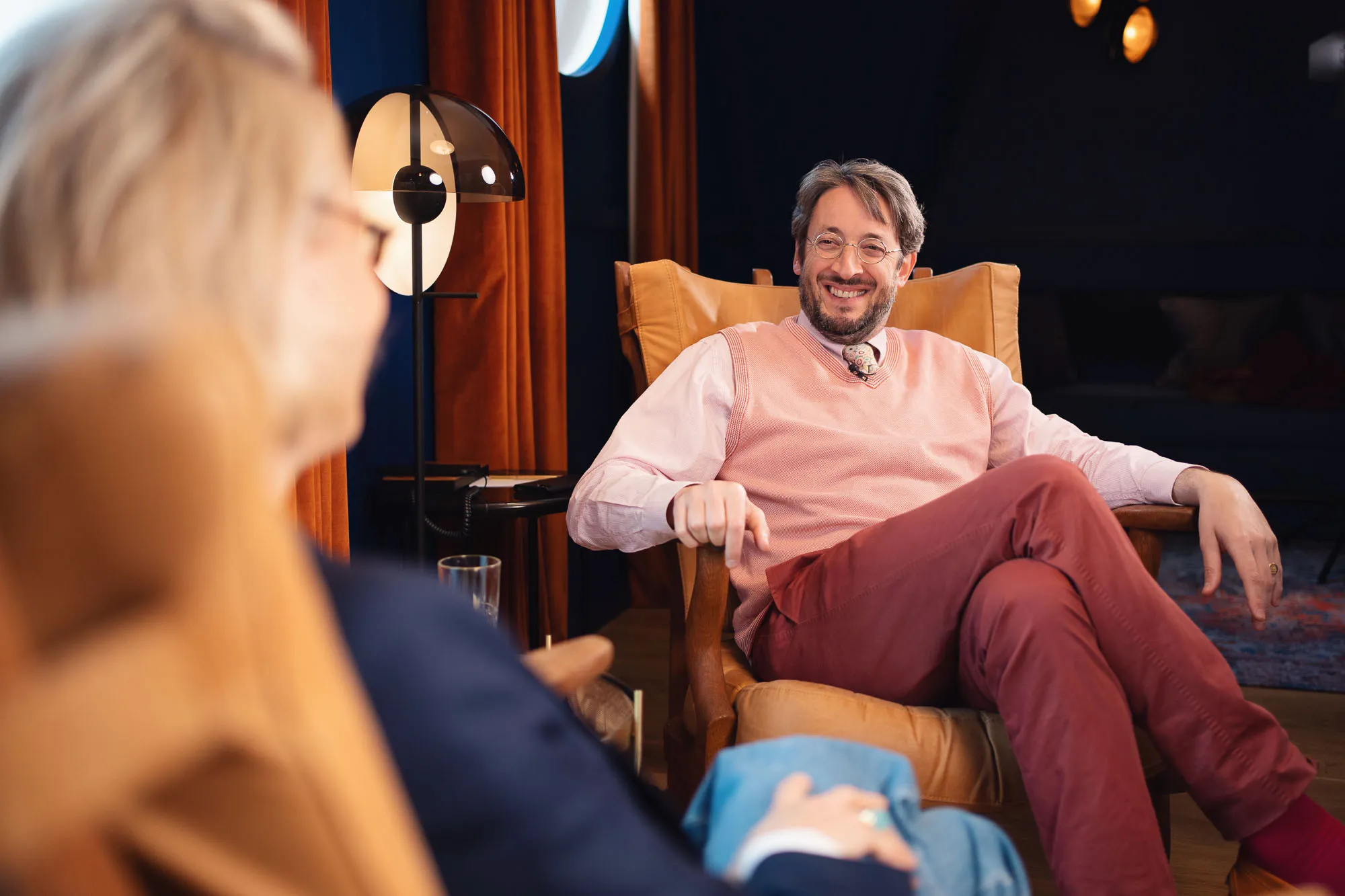 Tournage de podcast filmé en studio mobile