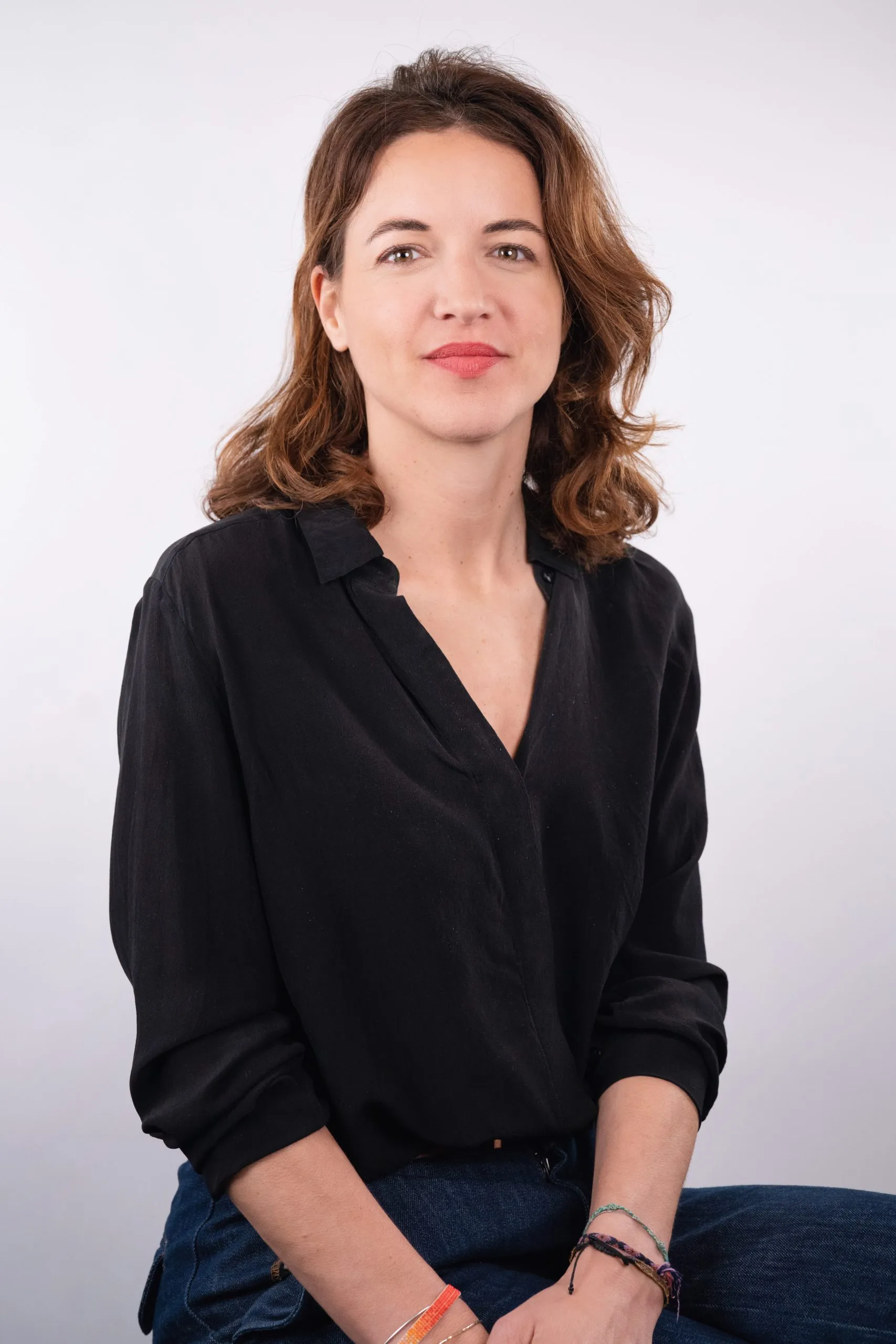 Portrait de collaboratrice réalisé en studio