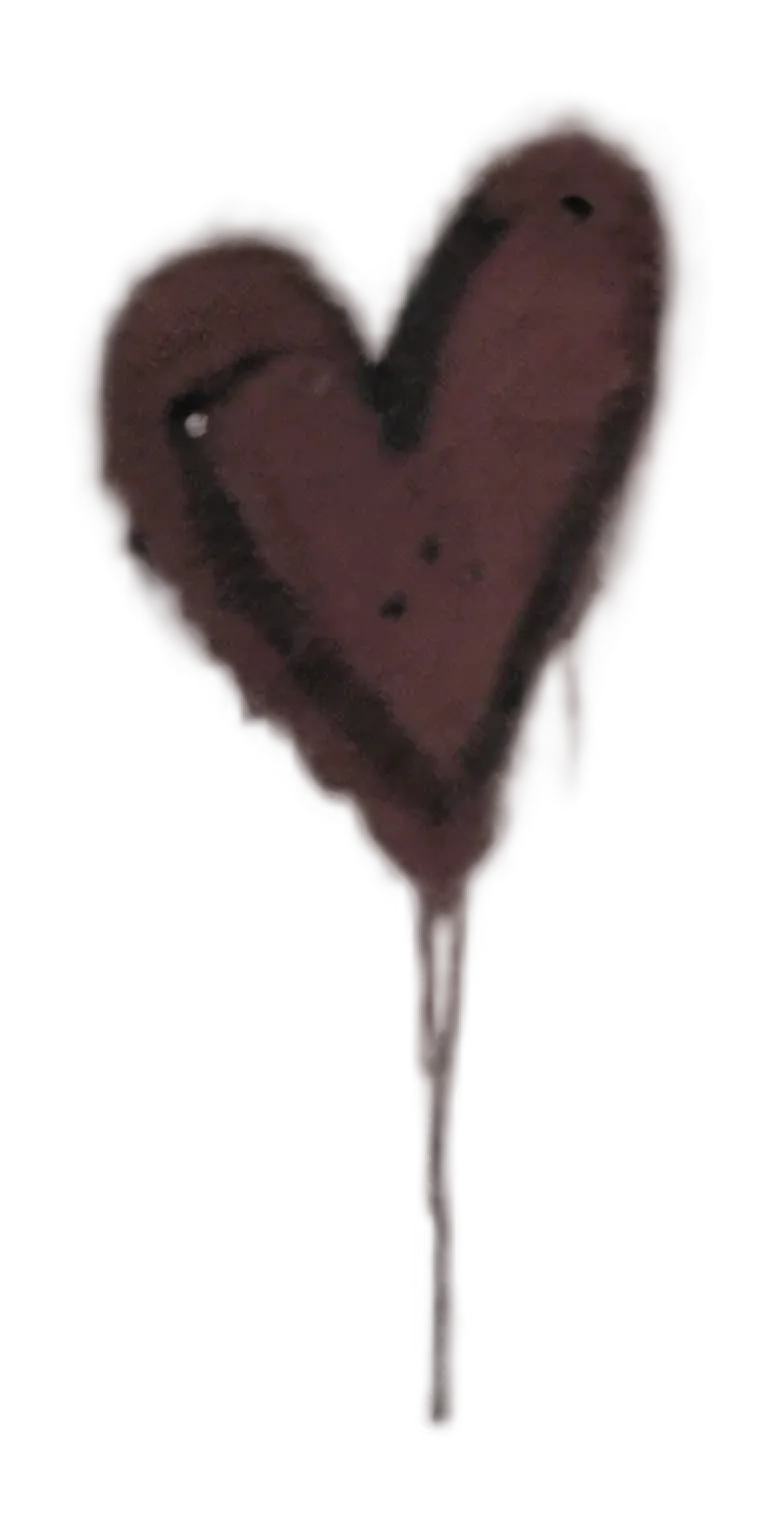 Heart graffiti