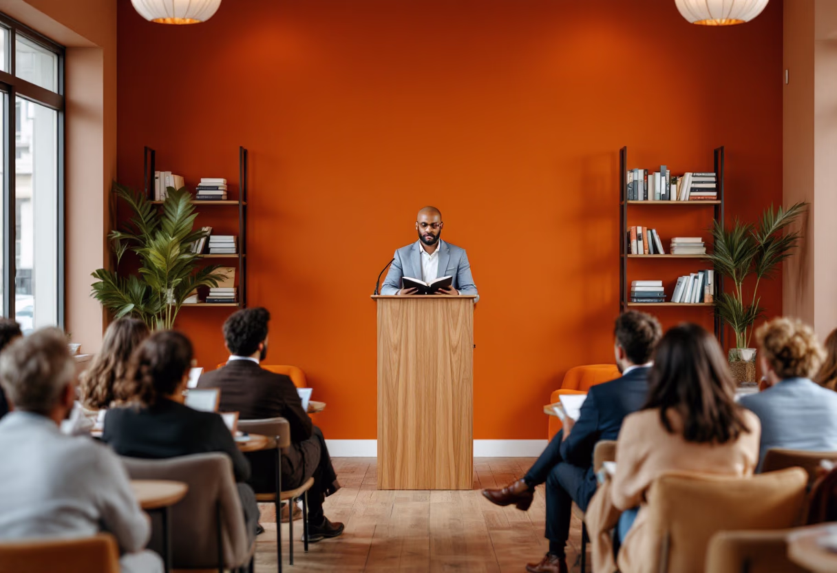 image of store event (for a bookstore)