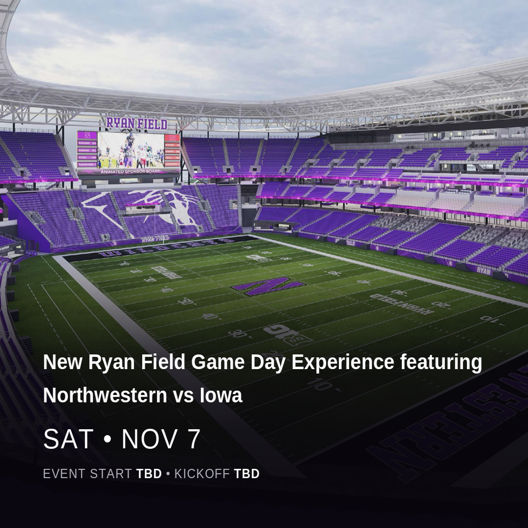 New Ryan Field Game Day Experience Featuring Northwestern vs Iowa