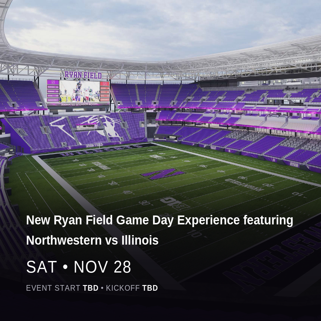 New Ryan Field Game Day Experience Featuring Northwestern vs Illinois