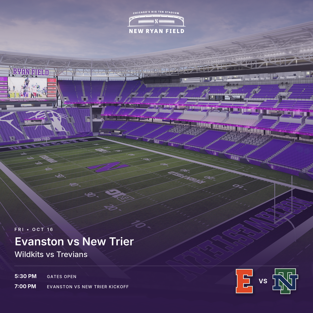Evanston High School hosts New Trier Football