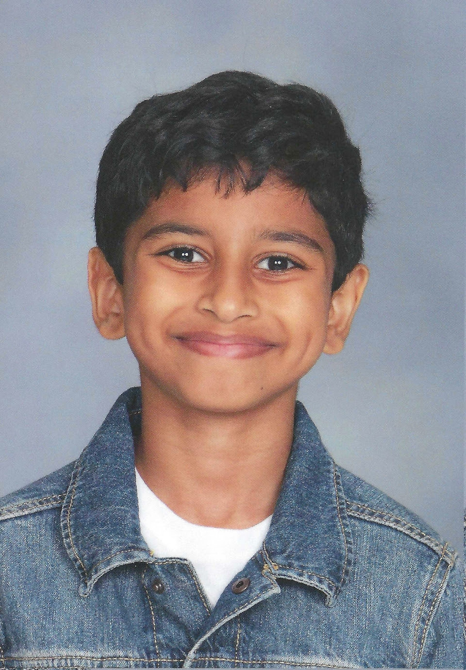 Smiling young music student portrait