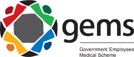 Logo of GEMS Education with multicolored triangular shapes forming a hexagon.