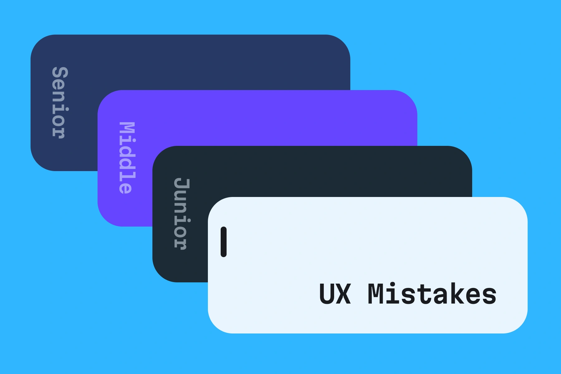 ux mistakes touch all design levels