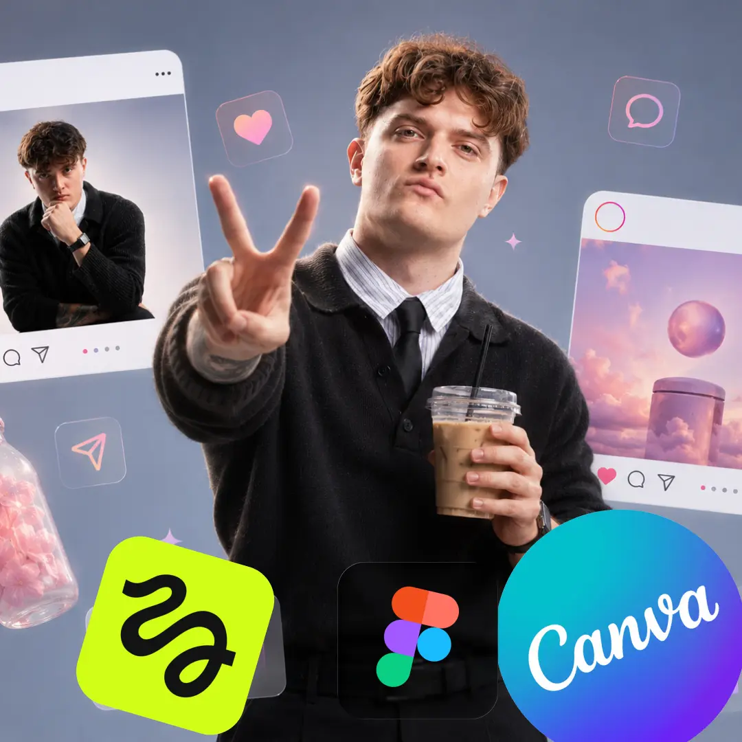 smm design in canva course with higgsfield