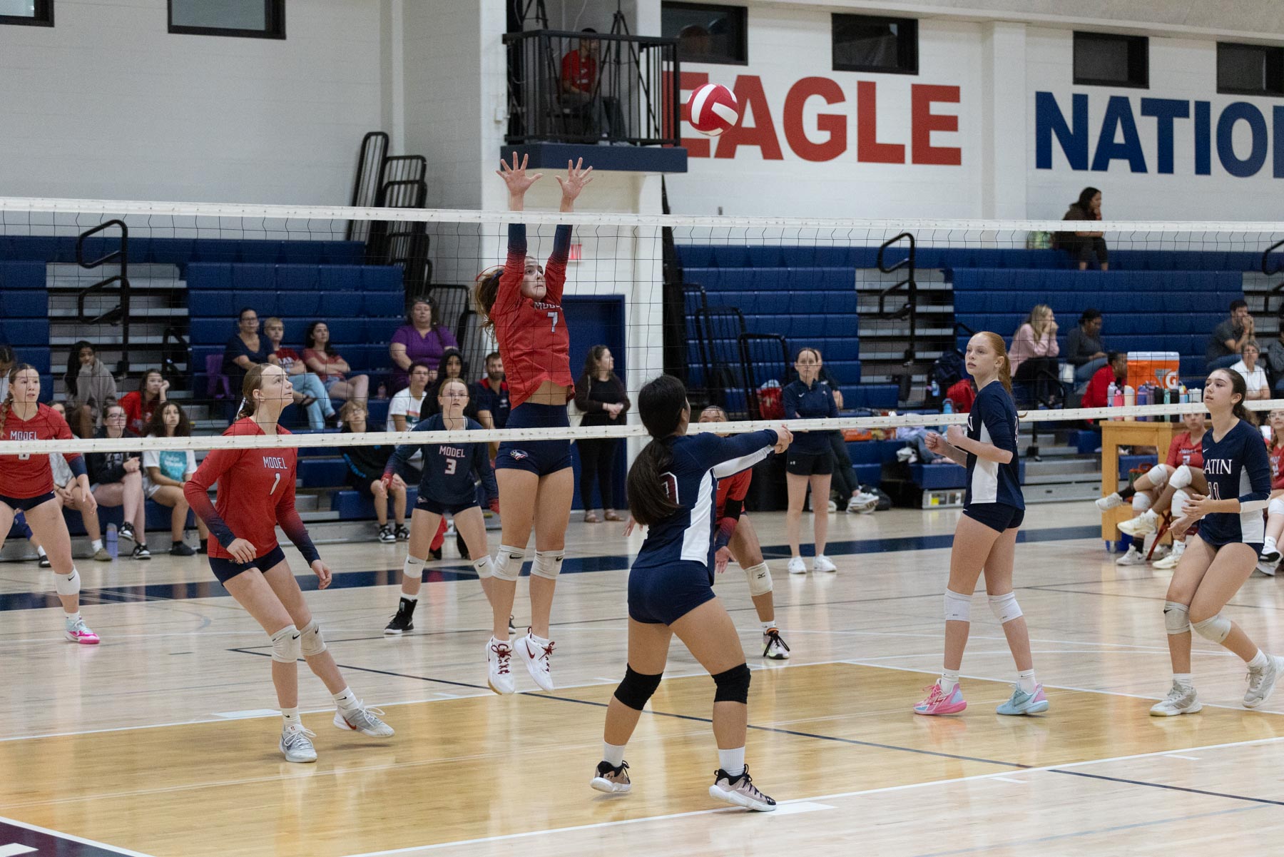 Washington Latin at Model Volleyball