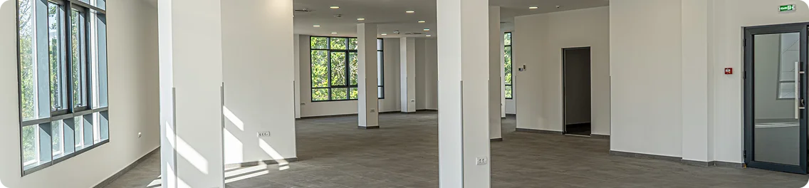 Veliki open-space kancelarijski prostor na prvom spratu od 290m2, Hub Vizantija Niš.