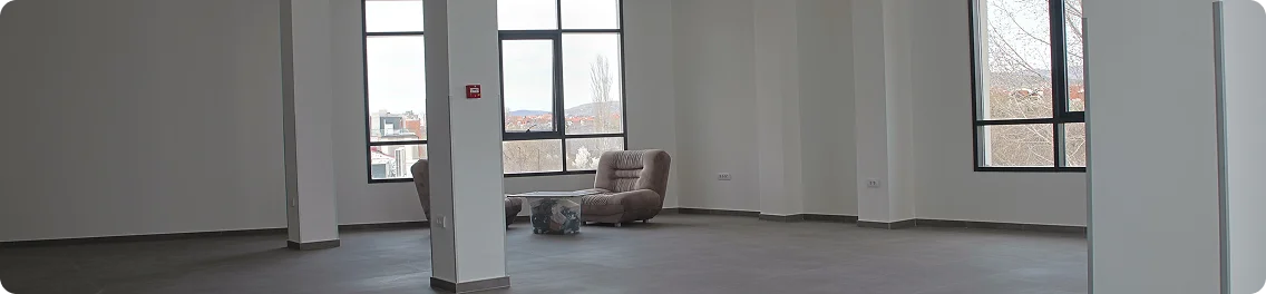 Privatne kancelarije na drugom spratu sa prostorom za sastanke i prijem klijenata, Hub Vizantija Niš