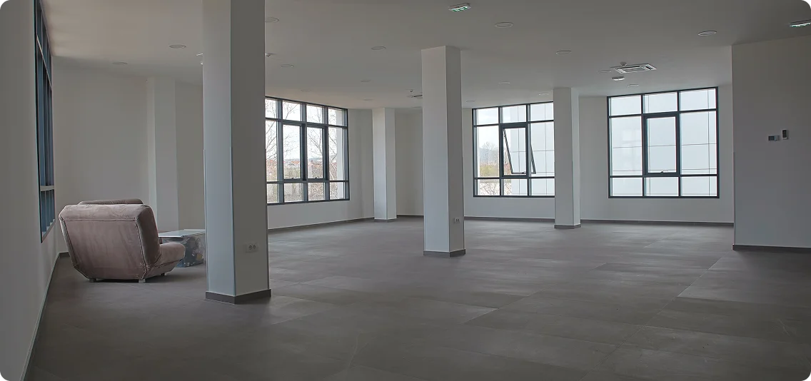 Kancelarija za zakup Niš drugi sprat- svetao poslovni prostor 176m² Hub Vizantija