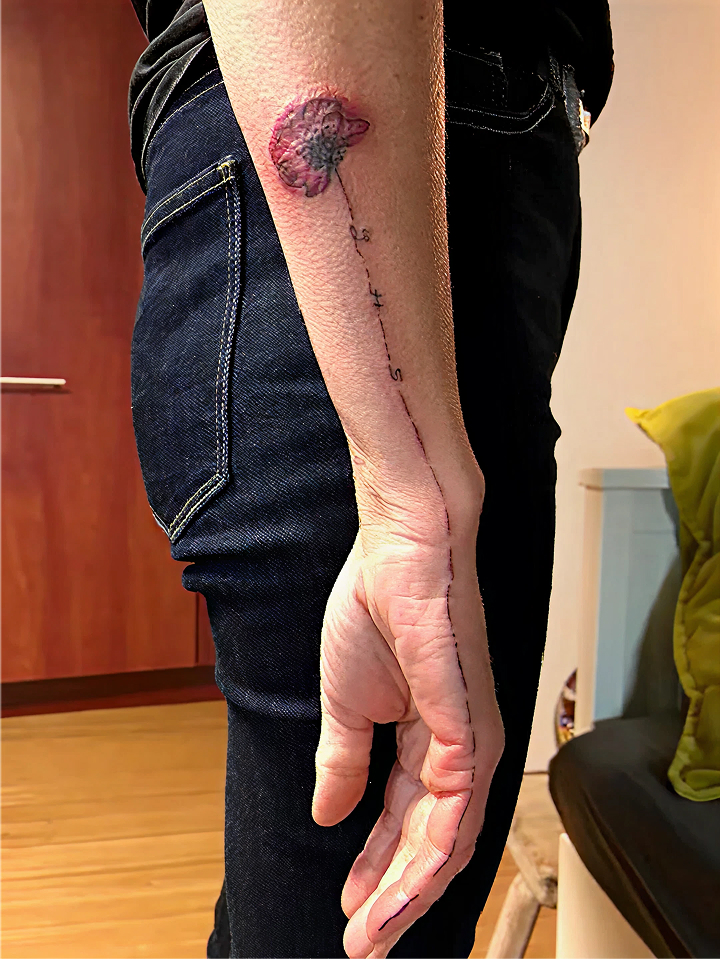Tatouage artistique réalisé par Sonia Sibiet