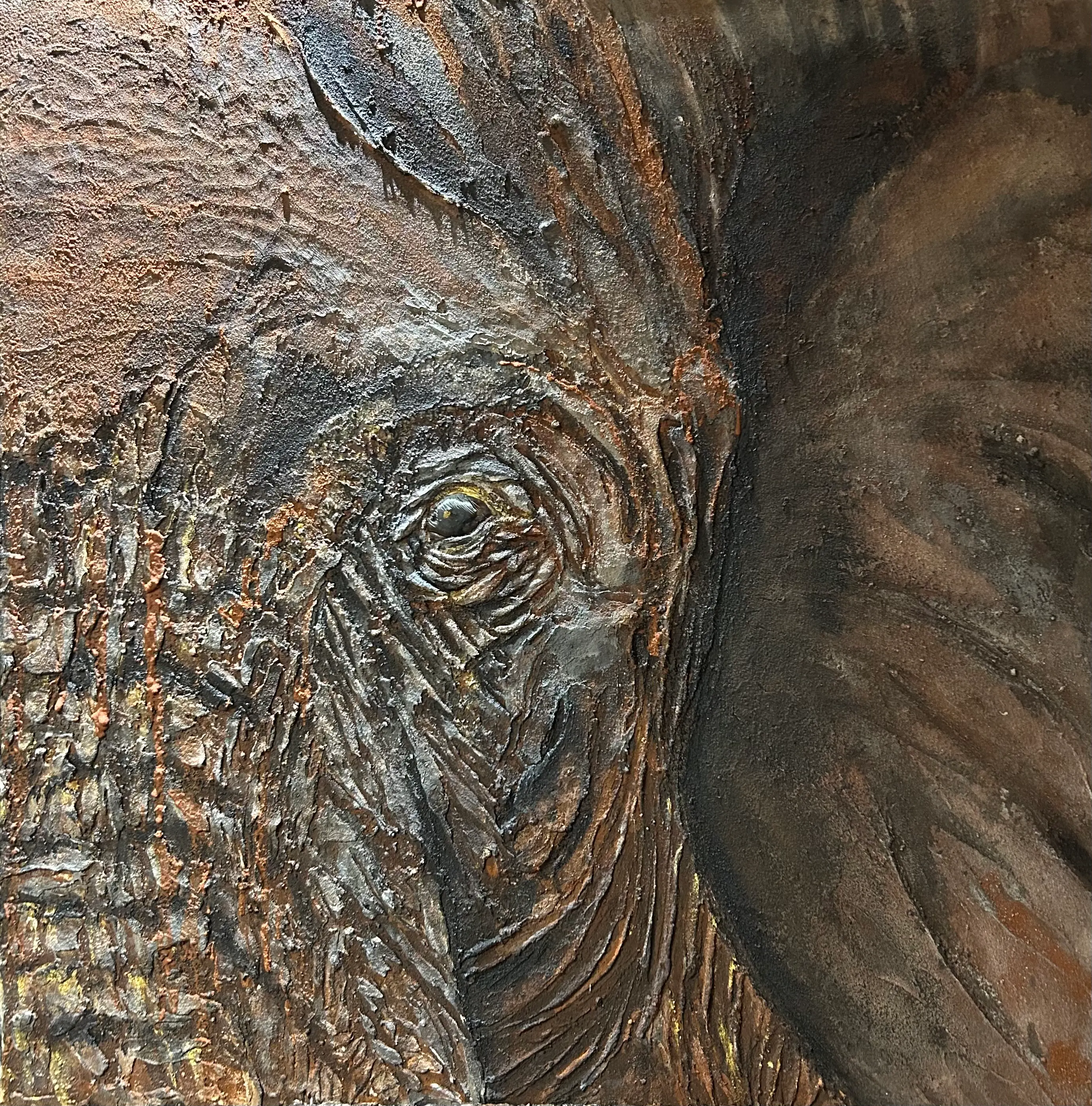 Namibia, peinture oignale de Sonia Sibiet