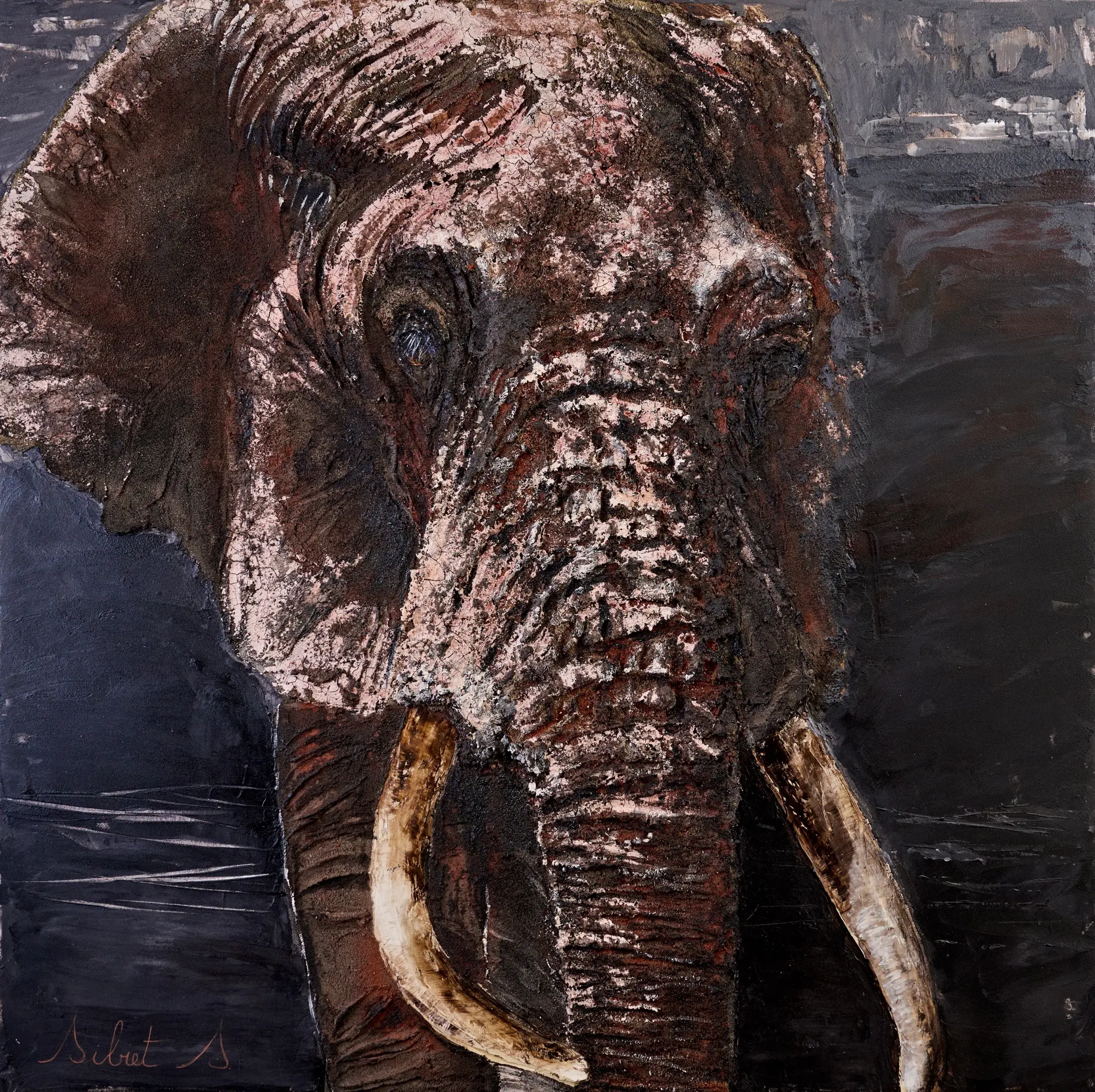 Le sage, peinture originale de Sonia Sibiet