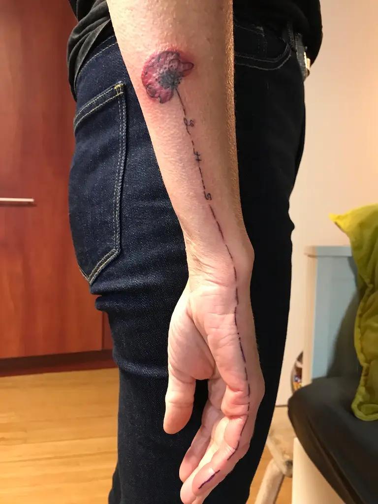 Tatouage artistique réalisé par Sonia Sibiet