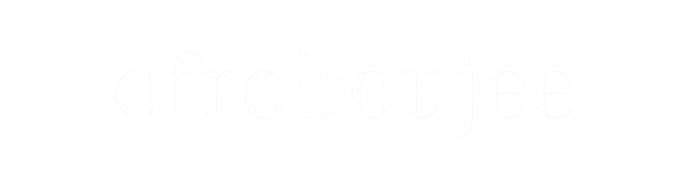 Text logo reads 'afroboujee'.