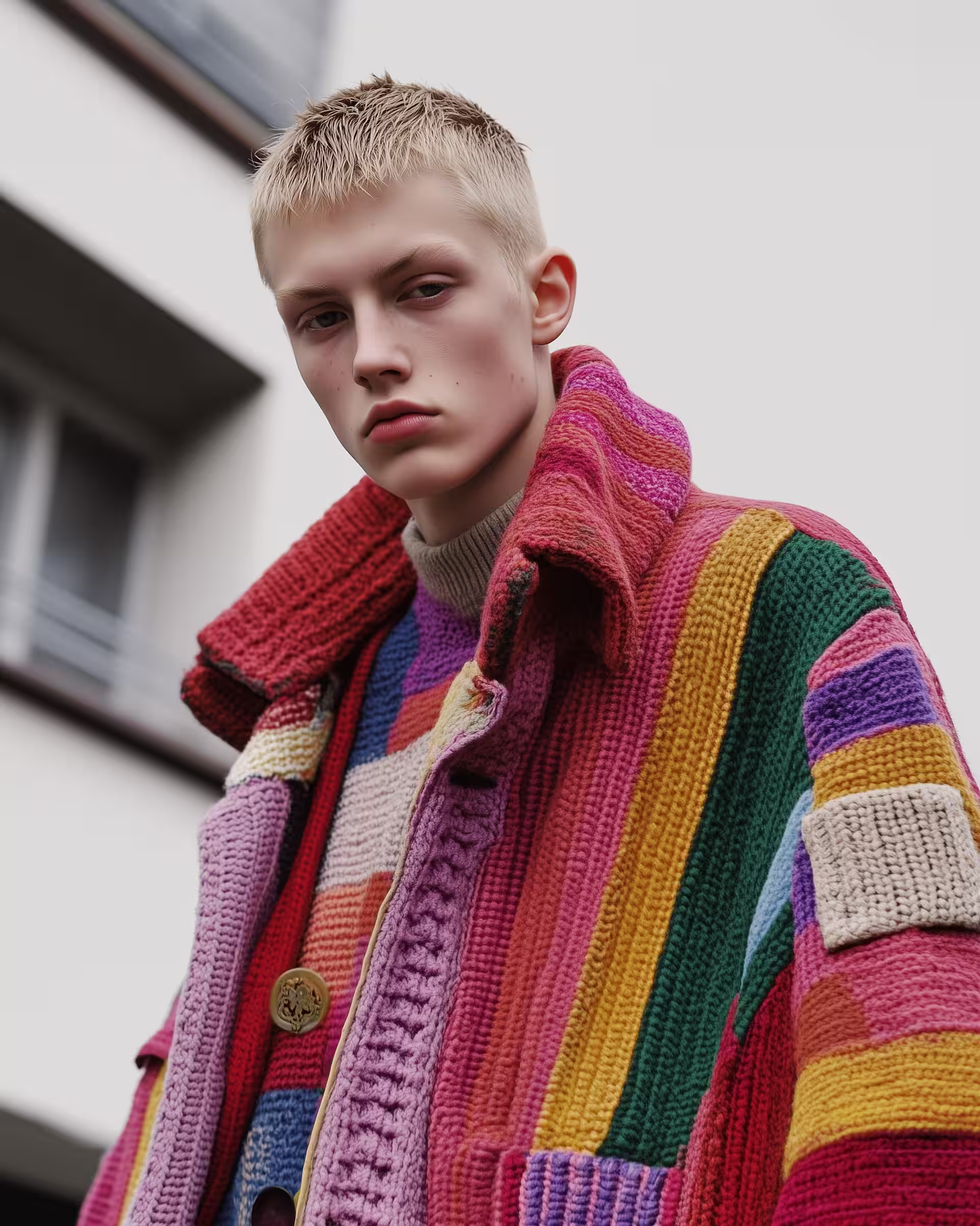 Ribbed Knit Crewneck