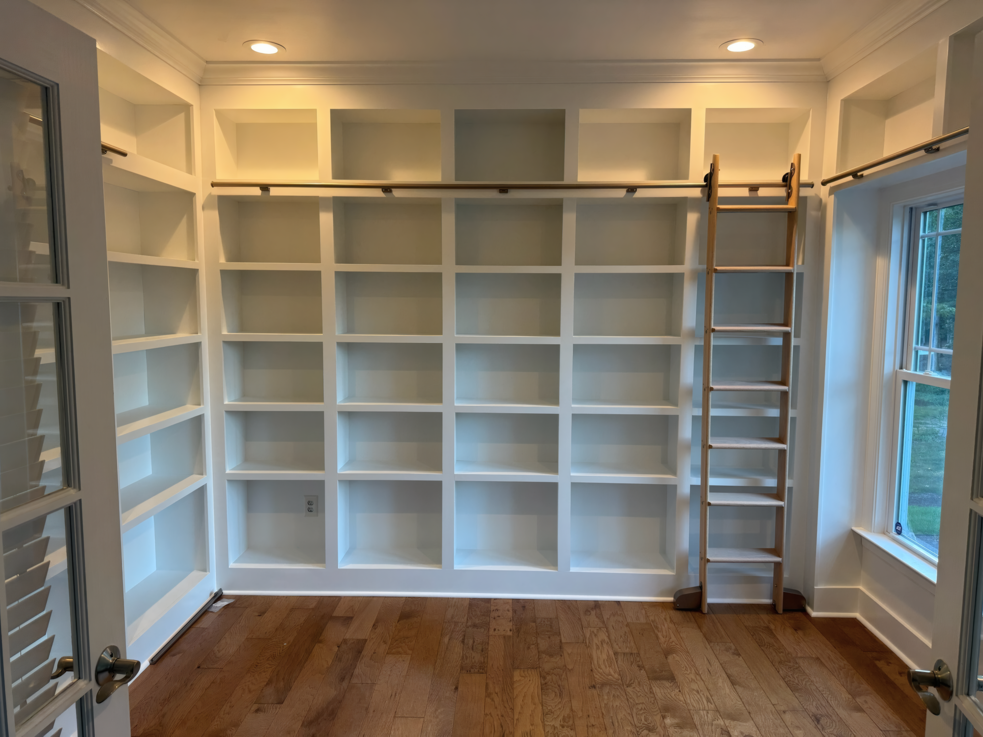 Photo of custom bookshelf