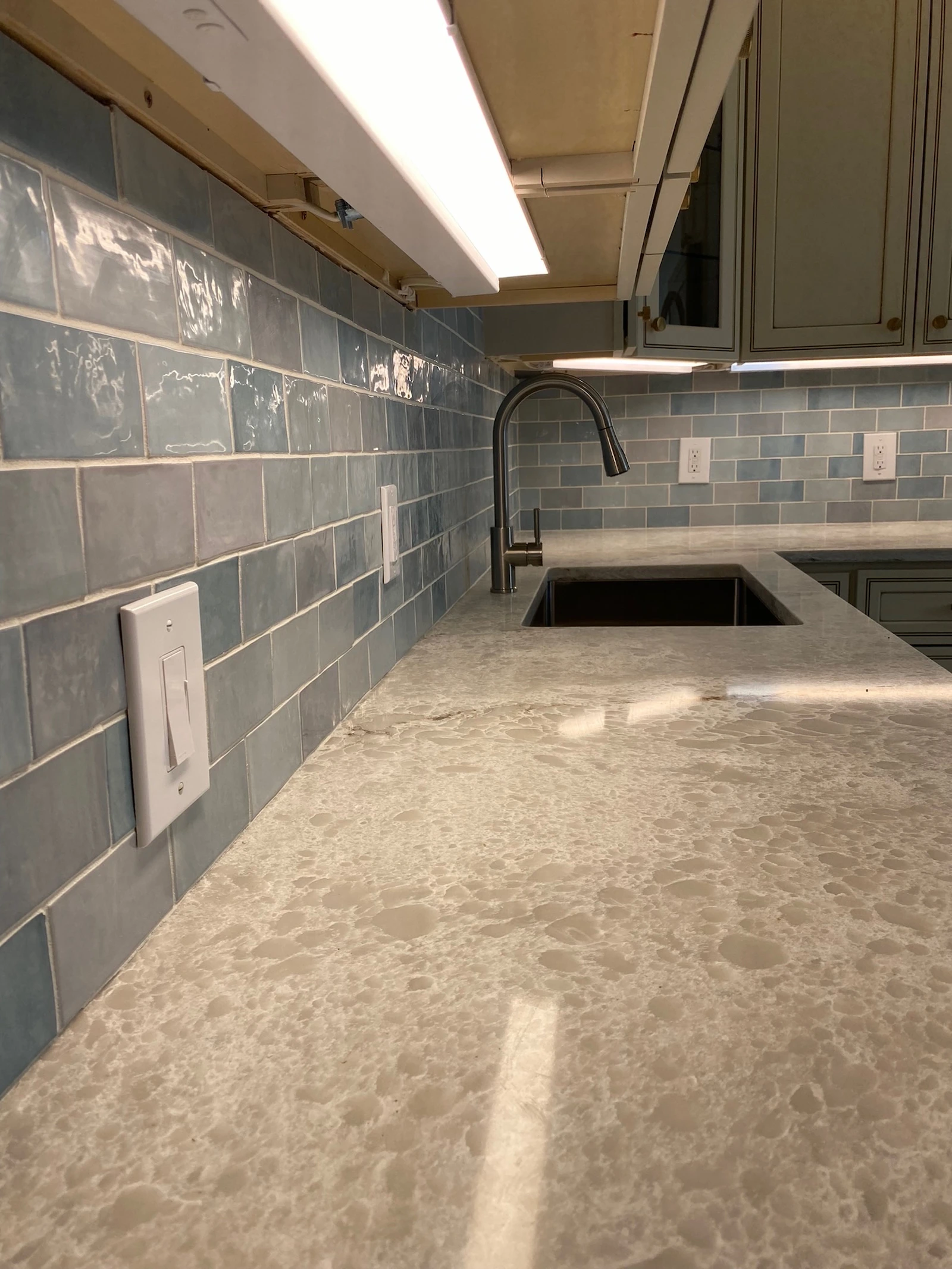 Custom counter and tile work in Richmond VA