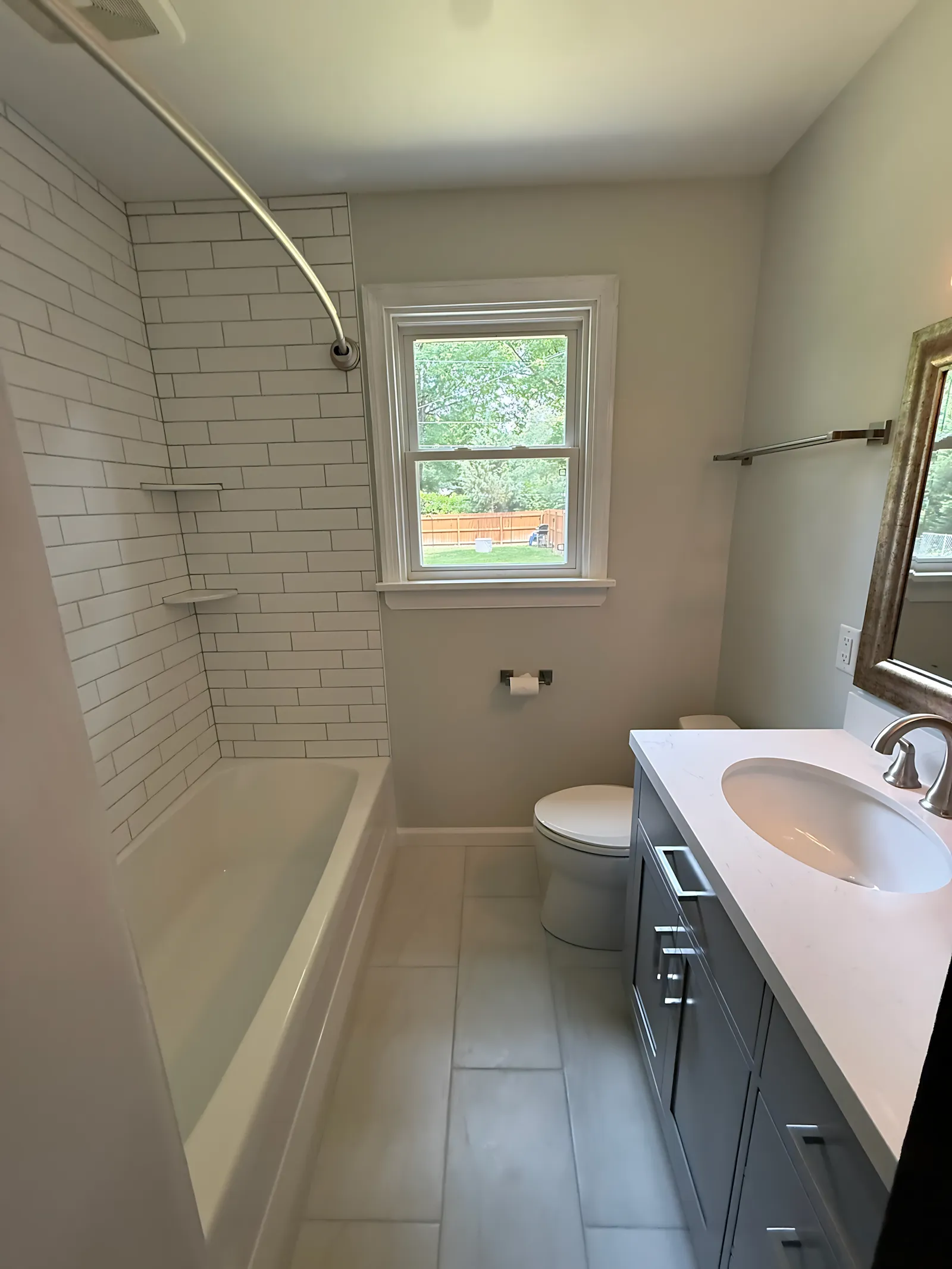 Custom bathroom carpentry and tile in Richmond VA