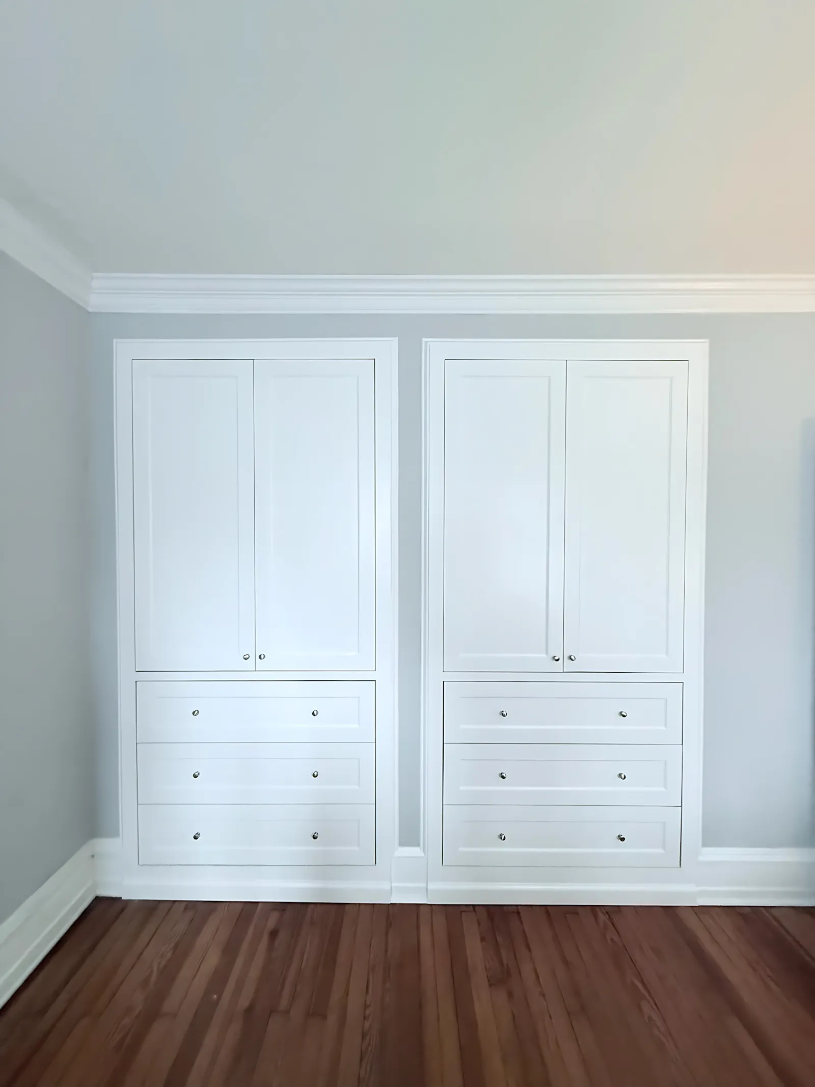 Custom built-in closets in Richmond VA home