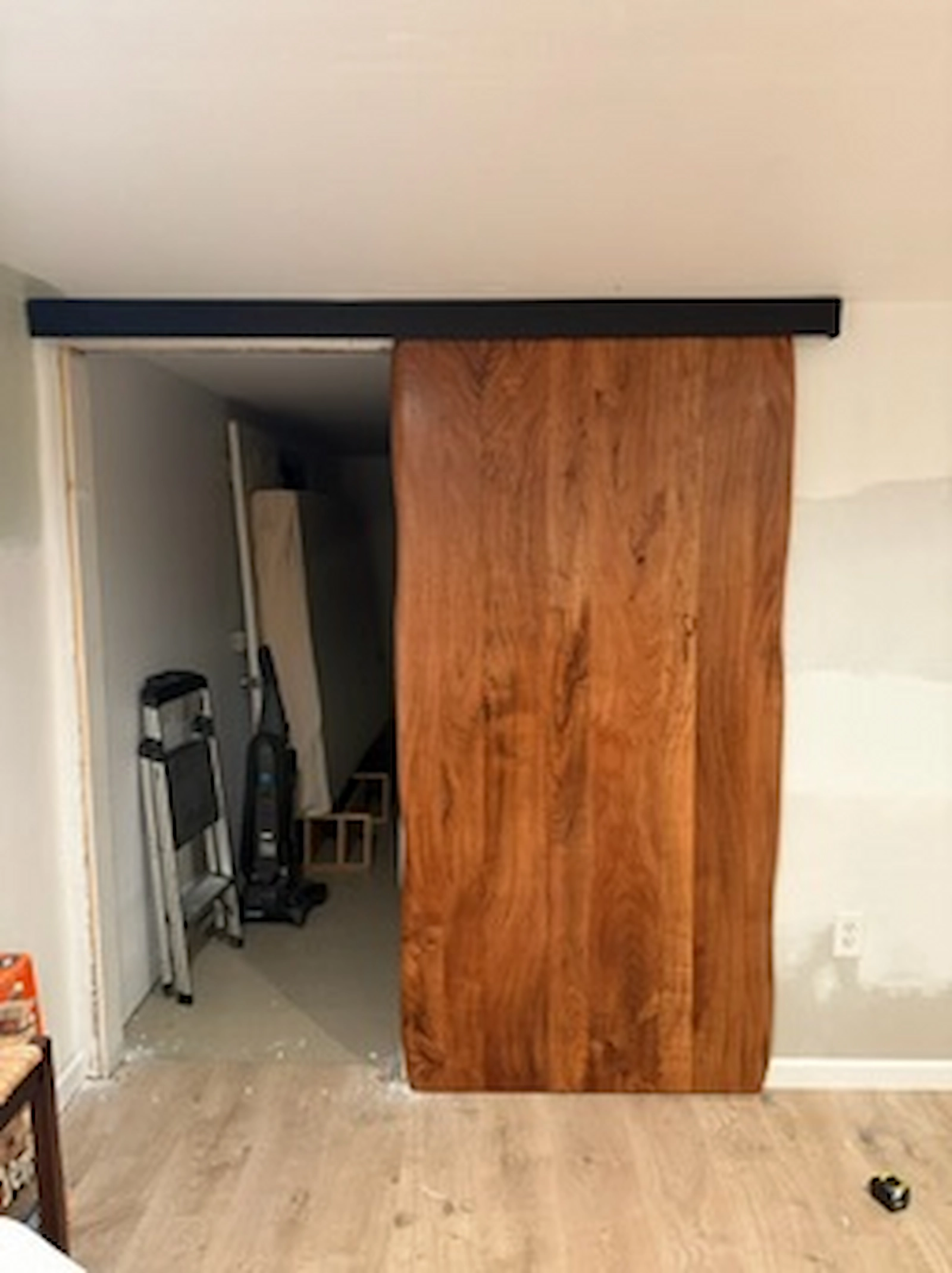 Custom barn style sliding door in Richmond VA