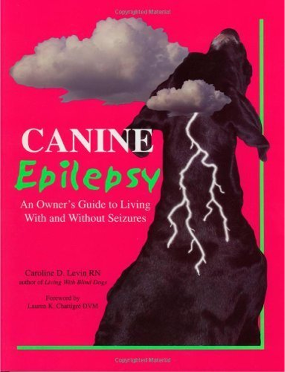 An image of the book "Canine Epilepsy: An Owner's Guide to Living With and Without Seizures"